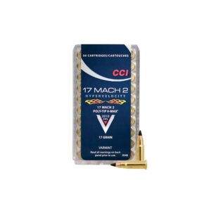 CCI .17 Match 2 Hyper Velocity 17gr Poly-Tip V-Max