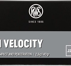 RWS High Velocity .22 40gr CPRN