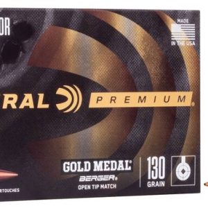 Federal Premium 6.5 CM 130gr Gold Medal Open Tip Match