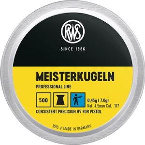 RWS Meisterkugeln .177 7gr Flat Head Pellets