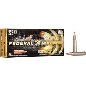Federal Premium .223 55gr Nosler Ballistic Tip