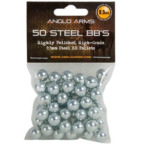Anglo Arms Steel BBs 9.5mm for Slingshots